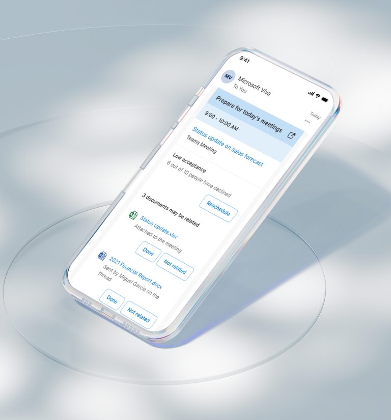 Designing adaptive AI email for Microsoft Viva
