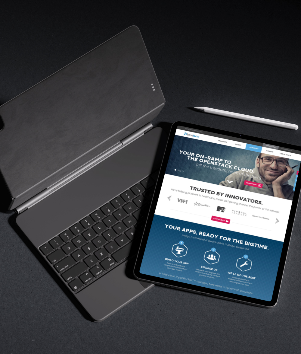 Overhauling the digital web presence of Bluebox